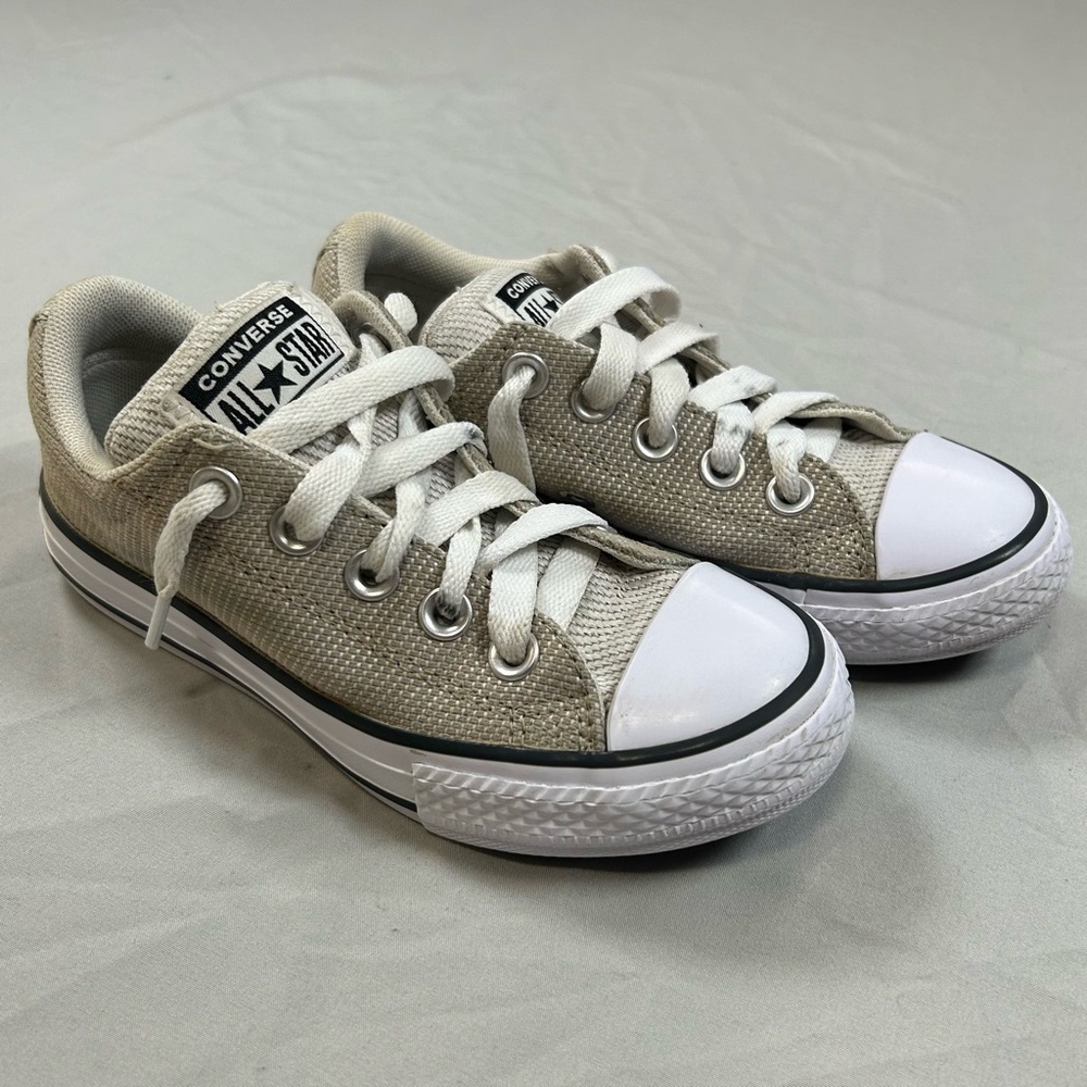 Converse All Star Junior Size 12 Khaki Low-Tops High Street Oxford 660706F